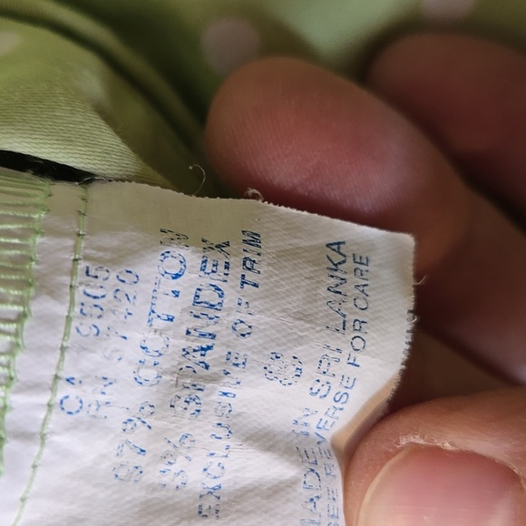 Hartstrings, Girls Skirt, Skort, Sz 8, Green, Chartreuse, White Polka Dot, Bows - Picture 4 of 9